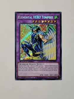 Yu-Gi-Oh! TCG Elemental HERO Tempest SGX2-ENA21 Secret Rare 1st Edition NM (A164 - Image 1