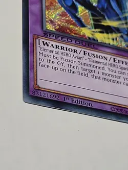 Yu-Gi-Oh! TCG Elemental HERO Tempest SGX2-ENA21 Secret Rare 1st Edition NM (A164 - Image 3