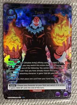 Union Arena Tusk Action Character Card Solo Leveling 2500 Trigger - Image 1