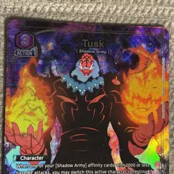 Union Arena Tusk Action Character Card Solo Leveling 2500 Trigger - Image 2