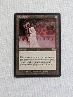 Lifeline 299/350 - Rare - MTG Urza’s Saga - Vintage Magic The Gathering LP - Image 1