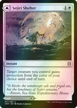 MTG Sejiri Shelter // Sejiri Glacier Foil ** Zendikar Rising ** English - Image 1