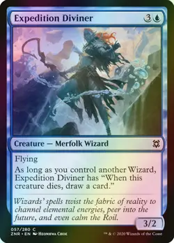 MTG Expedition Diviner Foil ** Zendikar Rising ** English - Image 1