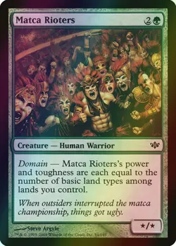 MTG Matca Rioters Foil ** Conflux ** English - Image 1