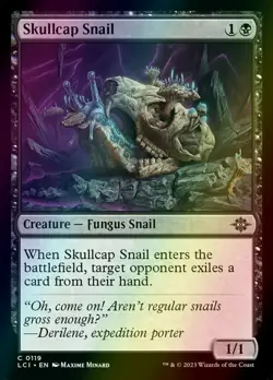 MTG Skullcap Snail Foil ** The Lost Caverns of Ixalan ** English - Image 1