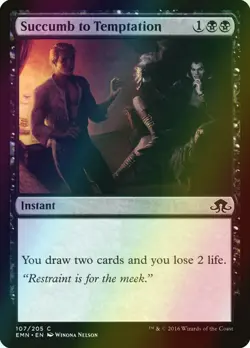 MTG Succumb to Temptation Foil ** Eldritch Moon ** English - Image 1