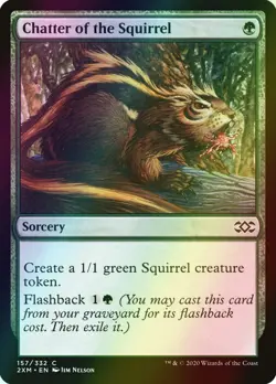 MTG Chatter of the Squirrel Foil ** Double Masters ** English - Image 1