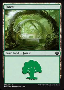 Forest (262) - Light Play MTG Kaladesh - Image 1