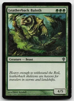 MTG Leatherback Baloth U The List Reprints 107/145 MP - Image 1