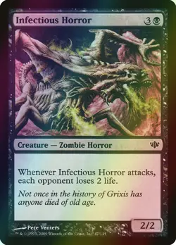 MTG Infectious Horror Foil ** Conflux ** English - Image 1