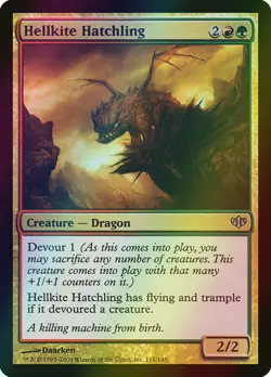 MTG Hellkite Hatchling Foil ** Conflux ** English - Image 1