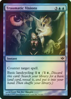 MTG Traumatic Visions Foil ** Conflux ** English - Image 1