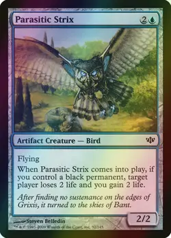 MTG Parasitic Strix Foil ** Conflux ** English - Image 1