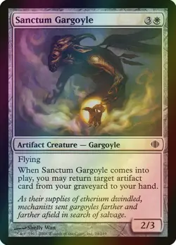 MTG Sanctum Gargoyle Foil ** Shards of Alara ** English - Image 1