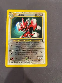 Scizor 33/53 WOTC Black Star Promo Pokemon TCG Card RARE - Image 1