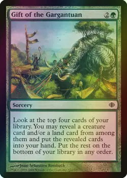 MTG Gift of the Gargantuan Foil ** Shards of Alara ** English - Image 1