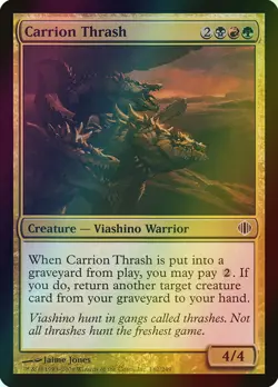 MTG Carrion Thrash Foil ** Shards of Alara ** English - Image 1