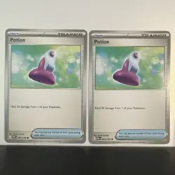 Pokemon TCG Potion 083/088 Trainer Item Regular English 2-Card Lot - Image 1