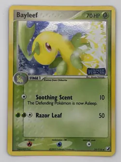 Bayleef 35/115 Reverse Holo Stamped Pokemon TCG Card - Image 1