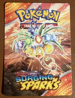 Surging Sparks Trainer Tips Art Card Featuring Alolan Exeggutor - Image 1