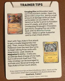Surging Sparks Trainer Tips Art Card Featuring Alolan Exeggutor - Image 2