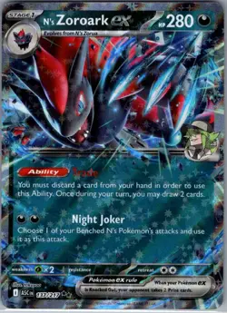 N's Zoroark ex - 137/217 ME: Ascended Heroes - Pokemon Card - NM - Image 1