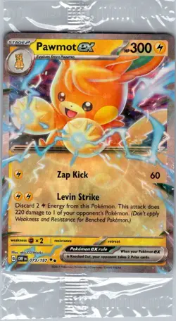 Sealed - Pawmot ex 073/197 SV03: Obsidian Flames - Pokemon Card - Image 1