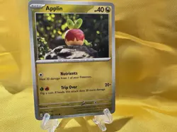 Pokemon TCG Surging Sparks APPLIN 138/191 Reverse Holo and Base card - Image 3