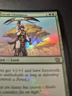 1x FOIL DAMAGED Elvish Champion 8th Edition MTG - Image 2