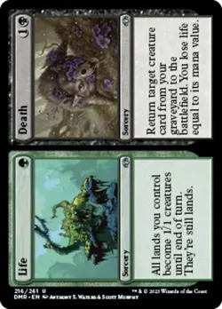x1 Life // Death NM, MTG Dominaria Remastered - Image 1
