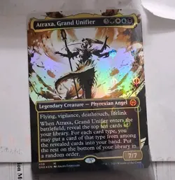 MTG Magic the Gathering FOIL Atraxa, Grand Unifier Borderless ONE! - Image 1