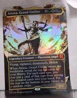 MTG Magic the Gathering FOIL Atraxa, Grand Unifier Borderless ONE! - Image 2