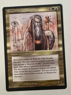 Magic the Gathering MTG Legends Rasputin Dreamweaver NM (Beta Bob) - Image 1