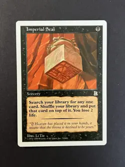 MTG Portal Three Kingdoms: Imperial Seal - Magic: The Gathering Commander EDH - Image 1