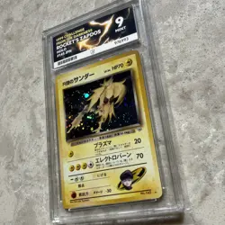 Pokemon 1999 Challenge Of The Darkness Rocket’s Zapdos Holo 145 Japanese Mint 9 - Image 1