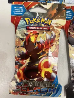 Pokemon TCG XY Primal Clash Sleeved Booster Pack x4 Art Set - Image 4