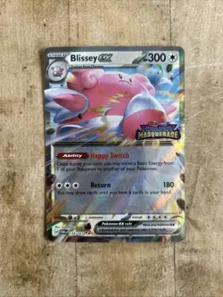 Blissey ex 134/167 Pokemon Twilight Masquerade Promo Stamped - Image 1