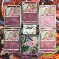 Espeon Pokemon Gem Pack Vol. 2 - EX, Masterball, Pokeball, Energy, Rotary, Stars - Image 1