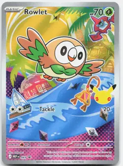 ROWLET 043 HOLO P ME: MEGA EVOLUTION PROMO POKEMON NM/M - Image 1