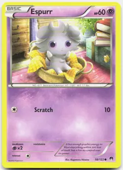 ESPURR 58/122 C BREAKPOINT POKEMON LP - Image 1