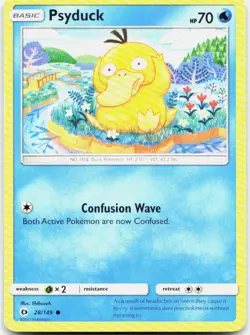 PSYDUCK 28/149 C SM BASE SET POKEMON LP - Image 1