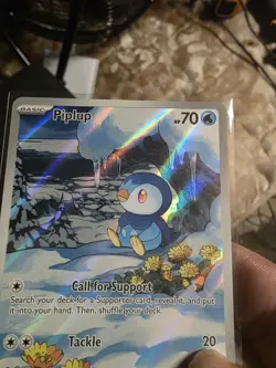 Pokemon TCG Holo Piplup #98 Pokemon Phantasmal Flames NM - Image 3