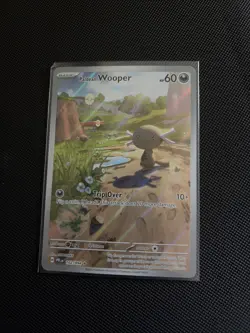 💧 Paldean Wooper 102/094 – Phantasmal Flames Illustration Rare – Pokemon NM 💧 - Image 1