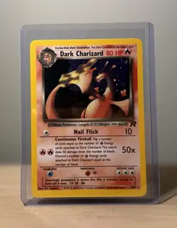 Dark Charizard 4/82 Team Rocket Holo Rare 2000 English Unlimited Pokemon TCG - Image 1
