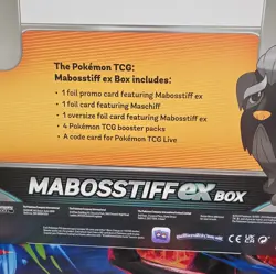 Pokemon TCG Mabosstiff EX Box Factory Sealed: 4 booster packs plus promos - Image 2