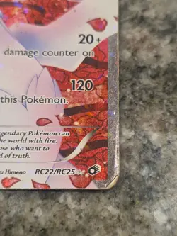 Pokemon Reshiram Full Art Ultra Rare Holo RC22/RC25 130 HP Legendary Treasures - Image 5