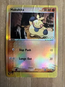 Makuhita 56/109 Reverse Holo EX Ruby & Sapphire Pokemon 2003 DMG - Image 1