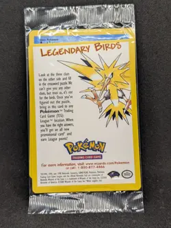 Pokemon - Sealed Legendary Birds Articuno - Black Star Promo #22 - NM - Image 1