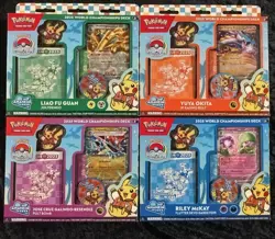 New Release Pokemon 2025 World Championship Deck Set (4 Sets) Factory Sealed - Image 1