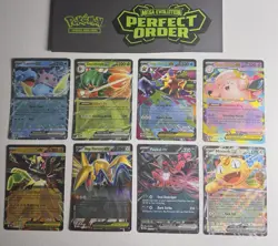 Pokemon TCG Mega Evolution Perfect Order Complete EX Set + 069 MEP Promo NM M - Image 2